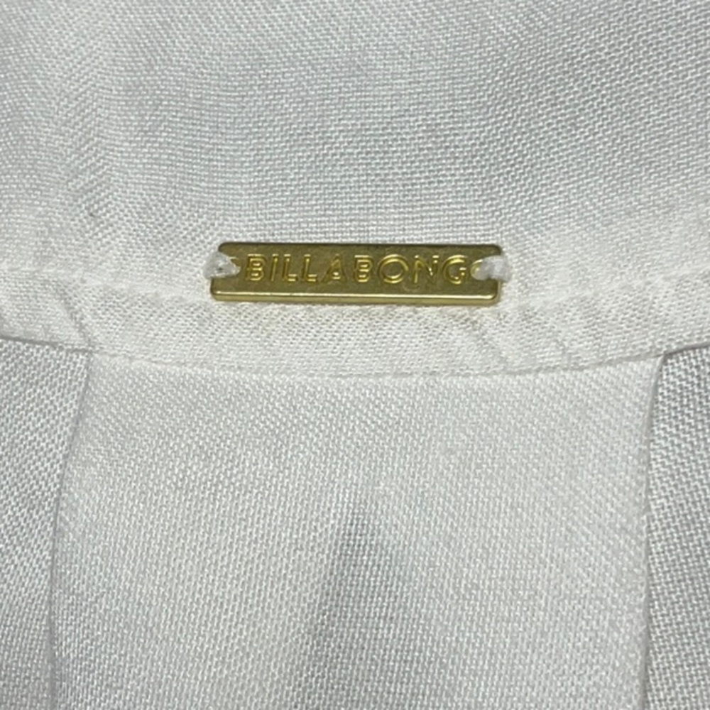 BILLABONG On Vacation Shirt S 23” P2P White $70 Retail NWOT - Picture 10 of 13